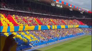 FC Basel  YB Bern 10 06102024 choreography [upl. by Luwana]