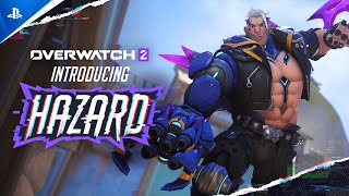 Overwatch 2  Hazard New Hero Gameplay Trailer  PS5 amp PS4 Games [upl. by Wexler]