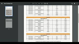 Stock Card Report Odoo [upl. by Ahsemrac940]