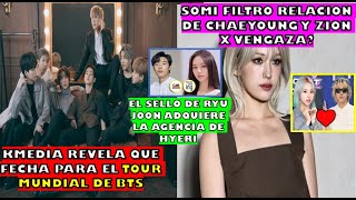 😲SE REVELA FECHA TOUR DE BTSSOMI ACUSADA DE FILTRAR RELACION DE CHAEYOUNGSELLO DE RYU COMPRO [upl. by Ahcsim728]