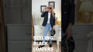 Inspiration On How To Style Black Loafers shorts [upl. by Leisha315]