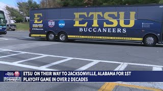 ETSU prepares for Jacksonville State in FCS playoffs [upl. by Oyek405]