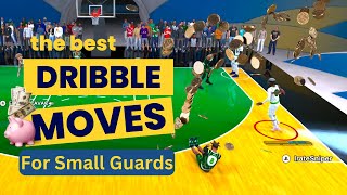 The best DRIBBLE MOVES for SMALL GUARDS in NBA2k25 w tutorial and CONTROLLER CAM [upl. by Gnirol]