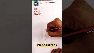 Plane Forceps Skech diagram shorts shortsfeed viral [upl. by Glennis395]