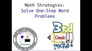 3rd Grade Lesson 11 One step word problems [upl. by Ahscrop729]