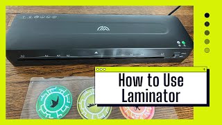 How to Use Laminator Machine A3  MAXDONE Cold and Thermal Laminator for Home Office School [upl. by Eiggam]