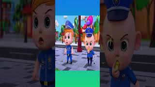 Bad Guy Go Away Song shorts cartoon [upl. by Anahoj]