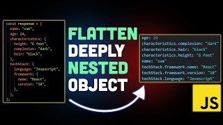 How to EASILY flatten a deeply nested object JavaScript Interview Question [upl. by Elton]