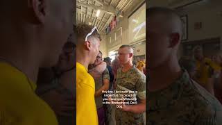 Big Brother Greets Little Brother Who Just Became A Marine ❤️ [upl. by Cini]