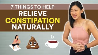 Cant Poop 💩 Do this 7 Things to Relieve Constipation Naturally [upl. by Aznecniv993]