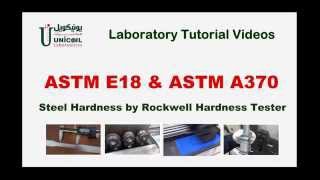 Rockwell Hardness Test [upl. by Niggem]