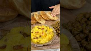 Navratri Special Halwa Puri ASMR Cooking  shorts food navratri asmr recipe indianasmrworld [upl. by Patric]