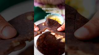 RAGI RAW BANANA PARATHAarunavijay recipe food ragi lunch easyrecipe [upl. by Revned65]