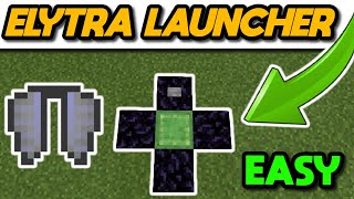 Minecraft Elytra Launcher Tutorial 120 Shorts [upl. by Zachery]