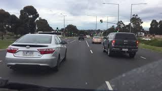 Driving in GREENVALE VIC 3059 [upl. by Analaf]