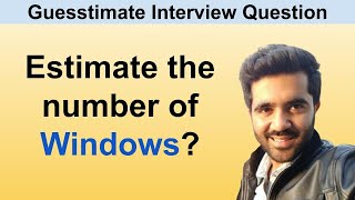 IMPORTANT Guesstimate question Guesstimate interview questions and answers interviewprep jobs [upl. by Horodko]