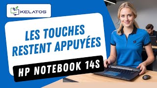 Comment réparer les touches dun HP Notebook 14sdq qui restent enfoncées  Changement de clavier [upl. by Allecnirp]