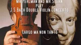 Itzhak Perlman and Isaac Stern play Bach Double Concerto 2 [upl. by Netta]