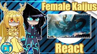 Female Kaijus React to Godzilla Vs King Ghidorah Part I 🇲🇽🇺🇲 Gacha Club [upl. by Fassold910]