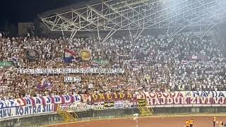 Torcida Hajduk  Slaven Belupo Oluja 95 04082024 [upl. by Evalyn]