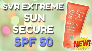 SVR EXTREME SUN SECURE SPF 50  opinions skin test INCI [upl. by Colville222]