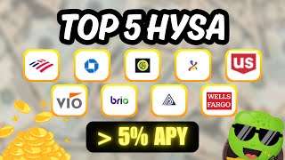 Top 5 Best High Yield Savings Account 2024  Act NOW [upl. by Ahsieuqal]