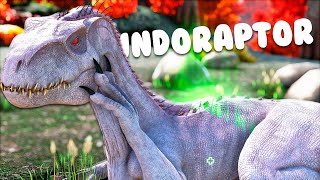 COMO TAMEAR INDORAPTOR Y TODAS SUS HABILIDADES  ARK Moros Indomitable Duo MOD [upl. by Chirlin291]