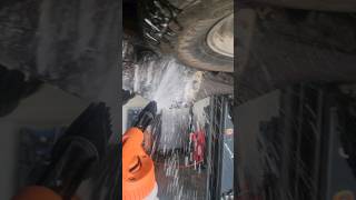 Road salt wash off automobile car truck cleaning clean [upl. by Aicitel]