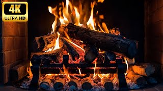 🔥 Cozy Night by the Fireplace Fire background 4K ULTRA HD V1 [upl. by Thgiled460]