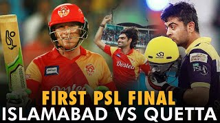 First PSL Final  Quetta Gladiators vs Islamabad United  Highlights  HBLPSL  MB2L [upl. by Annatsirhc]