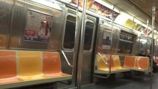 NYC Subway OnBoard R68A  5148 On The W From Whitehall Street To 14th StreetUnion Square [upl. by Aitret]