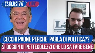 Borgonovo Replica duramente a Cecchi Parone e Lo Ridicolizza Senza Pietà [upl. by Ainigriv226]