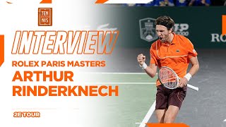 Arthur Rinderknech qualifié pour le troisième tour  Rolex Paris Masters 2024 [upl. by Auot783]