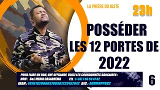 POSSEDER LES 12 PORTES DE 2022  5 Prophète Blaise Manzambi CASARHEMA [upl. by Arebma961]