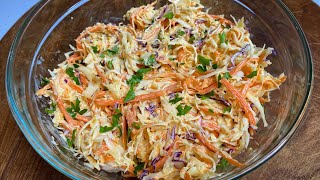 Coleslaw Recipe Delicious Homemade Coleslaw [upl. by Rhys]