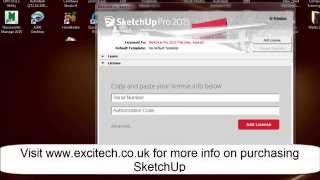 How to Install and License SketchUp [upl. by Chita]