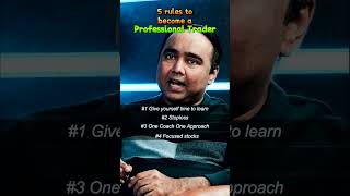 5 Rules to become a professional trader I Vishal Malkan  AbhishekKar [upl. by Celesta143]