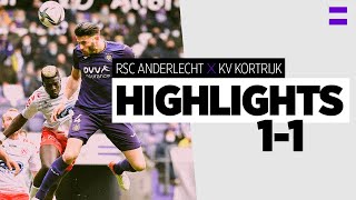 Highlights RSC Anderlecht  KV Kortrijk  20212022 [upl. by Neva654]