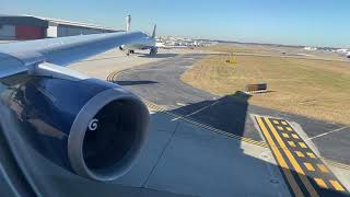 Delta Airlines Boeing 767400ER Takeoff from Atlanta [upl. by Lenzi]