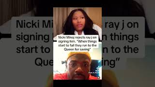 Nicki Minaj rejects Ray J 😆😆 nickiminaj rayj viralshorts subscribe [upl. by Wieche238]