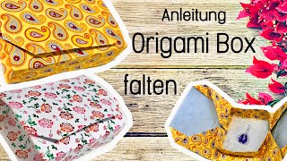 Origami Schachtel  Geschenkbox Anleitung  GEFALTEN [upl. by Irakab]