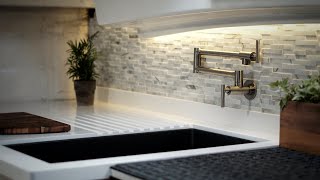 Sailboat Galley Renovation DIY Corian Countertop — Sailing Uma Step 136 [upl. by Manno]