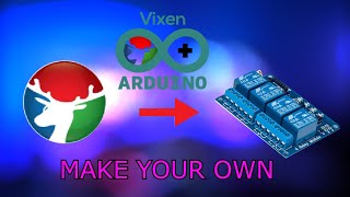 How to make Christmas light show with vixen using arduino and relay [upl. by Bibbye]