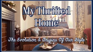 My Thrifted Home Tour Origins of Your Style williammorris frenchcountry Vintage Cottagecore [upl. by Peony939]