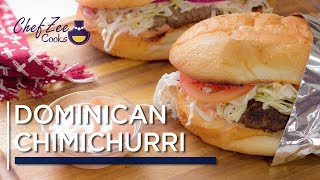 Chimichurri Dominicano  Dominican Chimi  Dominican Street Food  Chef Zee Cooks [upl. by Luhem]