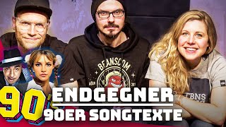 Songtexte der 90er  Endgegner Spezial  Gregor vs Anja amp Nils [upl. by Heddy681]