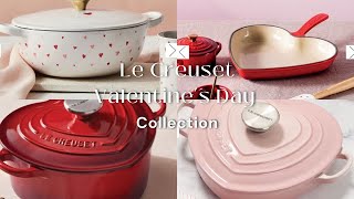 Le Creuset New Valentines Day Collection 2024Le Creuset Kitchen Essentials January 2024 [upl. by Alaaj]