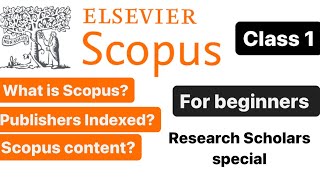 what is scopus  content selection in scopus  Publishers indexed in scopus Coverage in scopus [upl. by Etennaej]