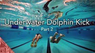 2 Skills to improve your underwater dolphin kick Swim faster underwater [upl. by Helge]