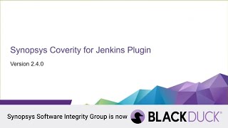 How to Integrate Coverity Static Analysis for Jenkins Plugin  Black Duck [upl. by Danialah378]